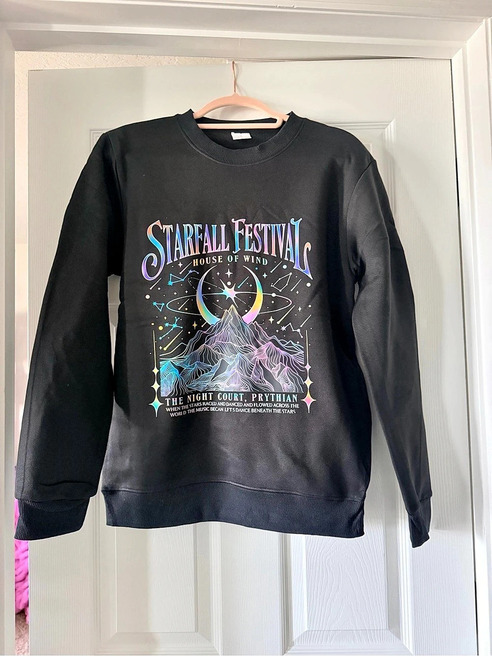 ACOTAR Starfall Festival Sweatshirt | Night Court House of Wind Graphic Pullover - Picture 2 of 4